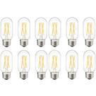Lâmpada tubular LED LiveMax Dimmable 6W 600lm E26 4000K, pacote com 12