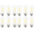 Lâmpada tubular LED LiveMax Dimmable 6W E26 600lm 5000K (x12)