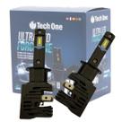 Lâmpada ultra led h3 force one 8200 lumens 12v 6000k