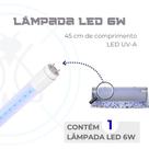 Lâmpada UV-A 6W LED para Equipamento Mata Moscas Armadilha Luminosa