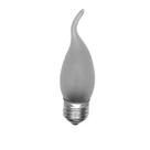 Lâmpada Vela 25w Vidro Fosco Frosted E27 127v Blister 2pçs