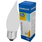 Lâmpada Vela Bico Torto Fosca 40W 220V E27 Quente Empalux