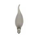 Lampada vela chama 25w 110v e12 fosca bico torto vl35 nards