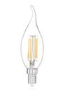 Lâmpada Vela Filamento Led Bico Torto 4W 220V E14