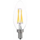 Lâmpada Vela Filamento Led E14 Bivolt 4w P/ Lustre arandela