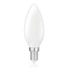 Lâmpada Vela Filamento Milky 4w C35 2400k Âmbar Save Energy