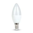 Lampada vela led 4w E14 Branco frio Leitosa Luz Sollar
