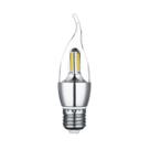 Lâmpada Vela Led Bico Torto 4w Bivolt E27 Branco Quente