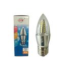 Lampada vela Led decorativa ornamental 4w E27 chama branco frio 6000k