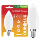 Lâmpada Vela Led Fosca 3W Bivolt E14 Branco Frio