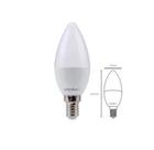 Lâmpada vela led leitosa c35 - 2.400k - 4w - e14 - bivolt