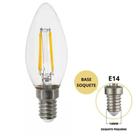 Lâmpada Vela LED Opus Filamento 2400K 4W 410lm E14 Bivolt