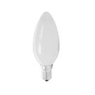 Lampada vela lisa 40w 220v e14 leitosa classic b osram