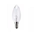 Lampada vela lisa 60w 220v e14 clara vl-37 llum invl60b8b6