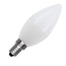 Lâmpada Vela Lisa 60W 220V Leitosa E14 - Sadokin