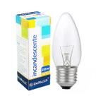 Lâmpada Vela Lisa Clara Incandescente 25w 127V E27