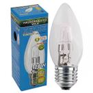 Lâmpada Vela Lisa Halogena 28w 127V E27 Clara Dimerizável Lâmpada Vela Lisa Halogena 28w 127V E27 Clara Dimerizável
