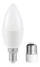 Lâmpada Vela Lisa Led 4W E14 E27 Branco Quente Bivolt