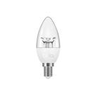 Lâmpada Vela Lisa Transparente 3w 2700k E14 Bivolt Brilia