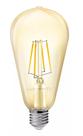 Lâmpada Vintage Pera St64 Led Filamento 4w 2400k Bivolt Lumanti