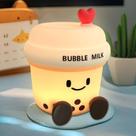 Lâmpada WesData Bubble Milk Cup Night Light de 3 níveis regulável
