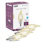 Lâmpada Wifi Smart LED Candle Feit Electric, pacote com 4 unidades 2700K E12