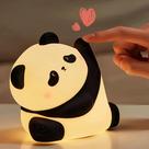 Lâmpada YR YRHH-PET Panda LED de silicone regulável de 3 níveis