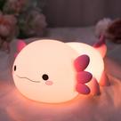 Lâmpada Yuandian Axolotl Night Light de silicone macio portátil