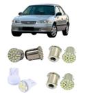 Lâmpadas 22 Led Traseira Seta Ré Freio Corolla 1996 a 2011