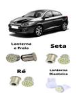 Lâmpadas 22 Led Traseira Seta Ré Freio Fluence 2011 A 2015