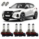 Lâmpadas 3200K Originais Farol Alto Baixo Milha Nissan Kicks
