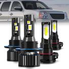 Lâmpadas automotivas AYGZRUB 9008 farol alto e baixo, 4 peças