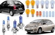 Lampadas branca farol milha lanterna + giro xsara picasso