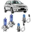 Lampadas brancas corsa classic 2002 03 04 05 06 07 08 2009