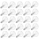 Lâmpadas Brightown G40 Clear Globe 5W 120V E12, pacote com 25
