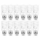 Lâmpadas CFL Barfelty E26 13W 2700K 900lm 120V Pacote com 12