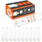 Lâmpadas CFL GoodBulb 26W 3000K Warm White G24Q-3 Base, pacote com 10 Lâmpadas CFL GoodBulb 26W 3000K Warm White G24Q-3 Base, pacote com 10