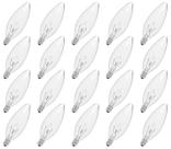 Lâmpadas CYLYT E12 Candelabra 25W Warm White 2500K (pacote com 20)