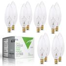 Lâmpadas de candelabro BULBMASTER 25W Torpedo Tip E12 Candelabra Lâmpadas de candelabro BULBMASTER 25W Torpedo Tip E12 Candelabra