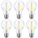 Lâmpadas de filamento LED E Energetic 8W 5000K A19, pacote com 6