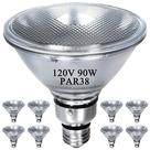 Lâmpadas de inundação halógenas Lachesan PAR38 90W 2700K 120V, pacote com 8 Lâmpadas de inundação halógenas Lachesan PAR38 90W 2700K 120V, pacote com 8