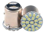 Lâmpadas De Led Automotiva 2 Polos 1157 22 Leds Cabeça Reta