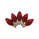 Lâmpadas de Natal C7 Holiday Bright Lights Red Conjunto de 3