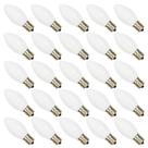 Lâmpadas de Natal GOOTHY C9 LED White, pacote com 25 Lâmpadas de Natal GOOTHY C9 LED White, pacote com 25