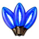 Lâmpadas de Natal Holiday Bright Lights LED C9 Blue Lâmpadas de Natal Holiday Bright Lights LED C9 Blue