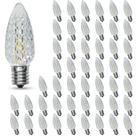 Lâmpadas de Natal LED C9, pacote com 50 unidades, brancas quentes, 2700K Lâmpadas de Natal LED C9, pacote com 50 unidades, brancas quentes, 2700K
