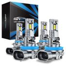 Lâmpadas de neblina Marsauto H11/H8/H9 9005/HB3 68.000LM Pacote com 4