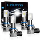 Lâmpadas de neblina RCJ 9005/HB3 9006/HB4 6000K Cool White x4