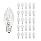 Lâmpadas de reposição ChyParty C7 Clear 5W Incandescentes (pacote com 25)