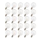 Lâmpadas de reposição ChyParty G40 5W 120V E12 C7, pacote com 25